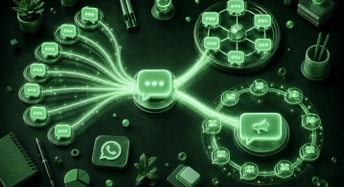 Difusión, grupos y comunidades en WhatsApp: cuál usar