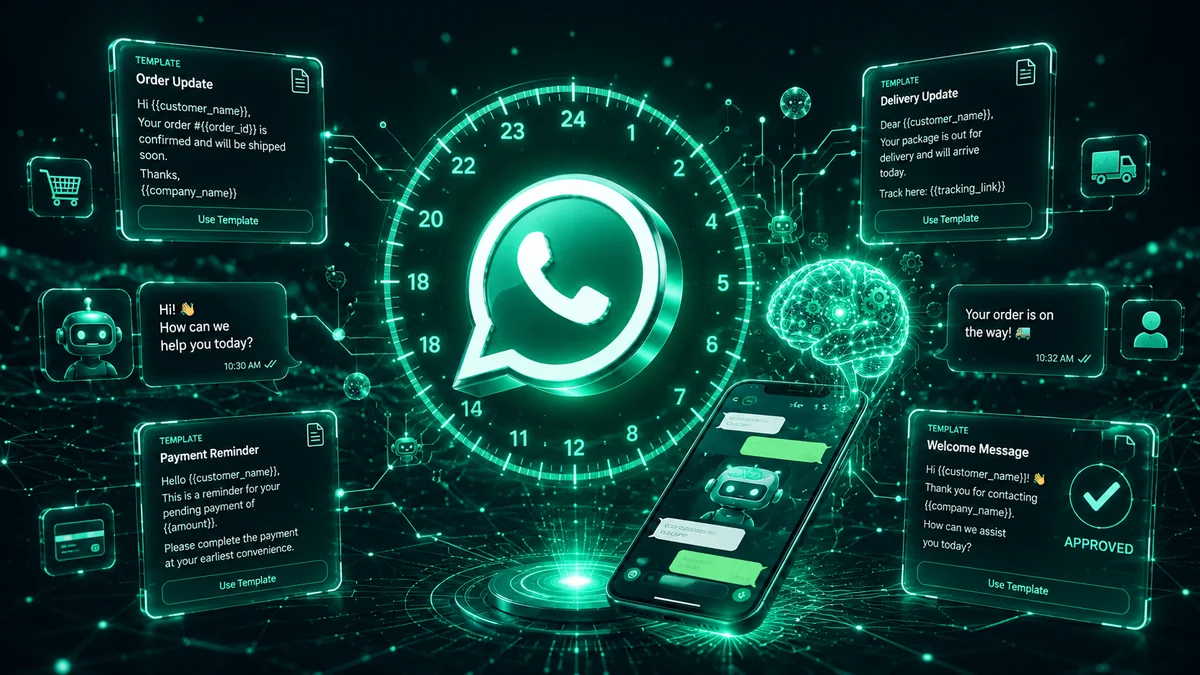 Ventana de 24 horas y plantillas de WhatsApp: guía simple